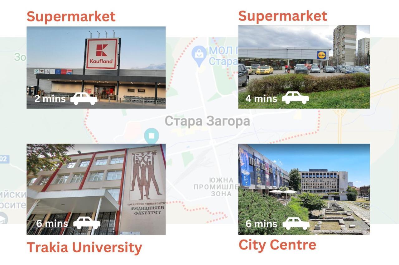 Hello Studios Budget Stays Free Parking & Wifi Стара Загора Екстериор снимка