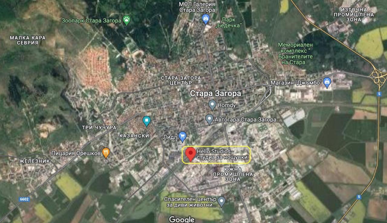 Hello Studios Budget Stays Free Parking & Wifi Стара Загора Екстериор снимка
